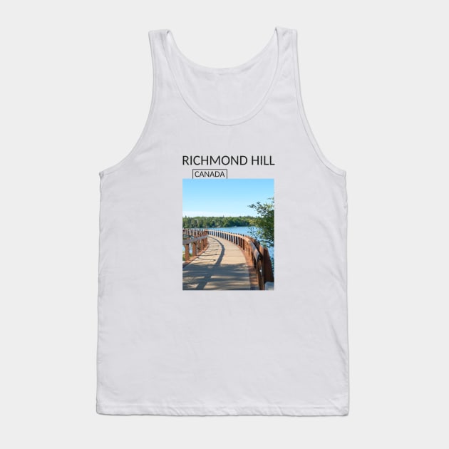 Richmond Hill Ontario Canada Souvenir Present Gift for Canadian T-shirt Apparel Mug Notebook Tote Pillow Sticker Magnet Tank Top by Mr. Travel Joy